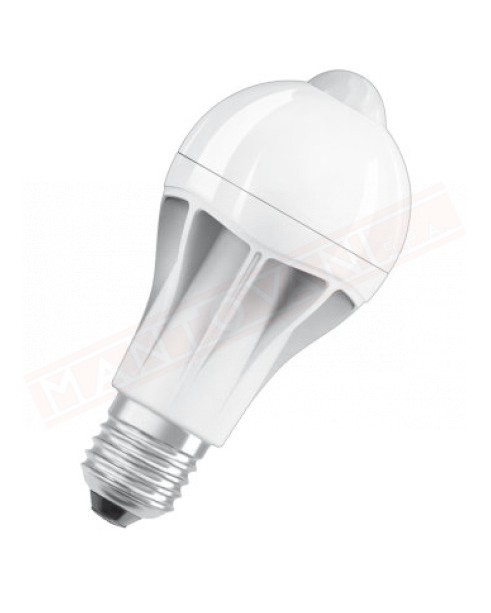 Ledvance lampadina led e27 11.5 w =75 w osram 827 con sensore di movimento classe energetica a++ 1060 lumen 2700 K h126 mm