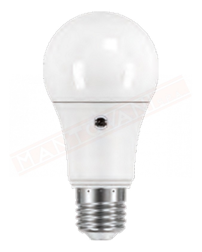 Shot lampadina led sensore crepuscolare luce fredda 4000 k equivalente 75 w 1060 lumen utili classe energetica A+