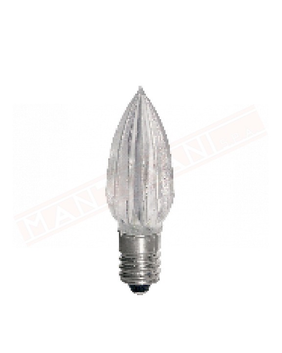 Lampadina e10 12V 1 w per lampade per lampade votive attenzione in bassa tensione