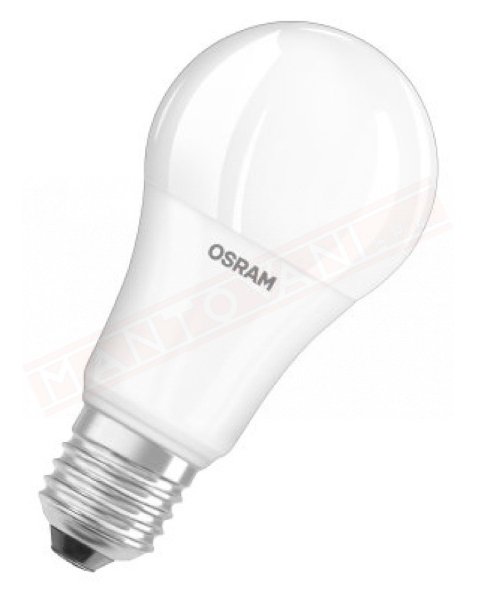 LEDVANCE LAMPADINA PARATHOM LED CLASSIC A OPACA NO DIM E27 827 CLASSE ENERG A++ 14 W 1521 LUMEN 4000 K 60X120MM