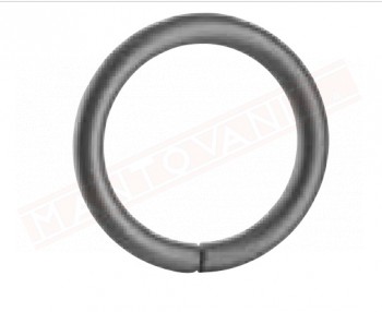 Cerchio in ferro tondo da 10 diametro esterno 100 mm . Decorazioni in ferro per cancelli e inferriate