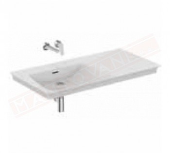 Ideal standard La Dolce vita lavabo senza fori rubinetto con vasca sinistra 1060x535
