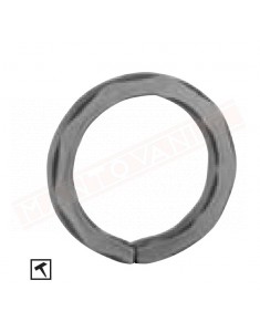 Cerchio in ferro 14x5 diametro 120 mm martellato . Anello in ferro decorativo per cancelli e inferriate