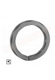 Cerchio in ferro 14x5 diametro 130 mm martellato . Anello in ferro decorativo per cancelli e inferriate