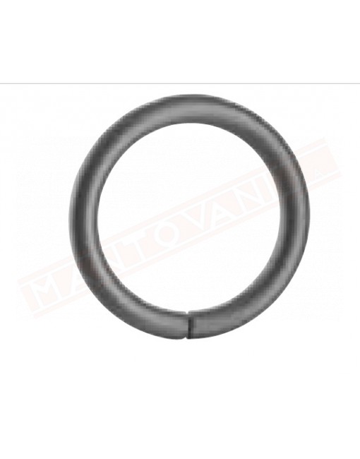 Cerchio in ferro tondo da 8 diametro esterno 100 mm . Decorazioni in ferro per cancelli e inferriate