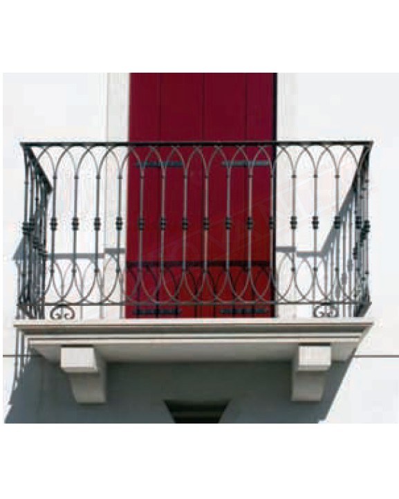 Paletti per recinzioni in ferro battuto 115X970 altezza spessore 12