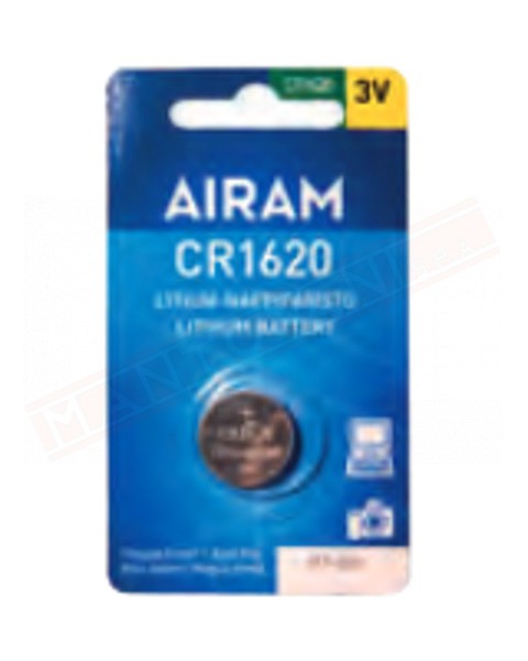 Batterie a bottone cr1620 lithium 16 mm h 2 mm 3volts