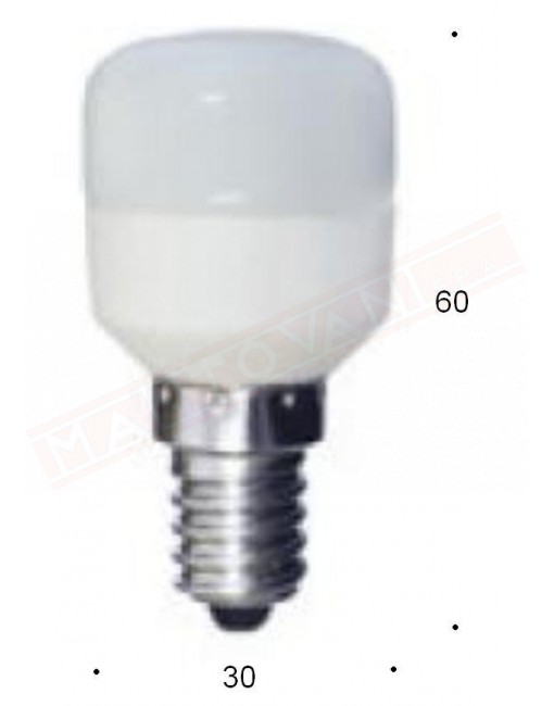 LAMPADINE LED PICCOLA PERA LUCE CALDA 1.5W=13W 120 LUMEN 3000K 220\240v CLASSE ENERGETICA A++ fp