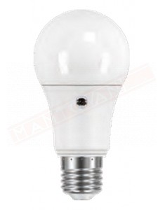Shot lampadina led sensore crepuscolare luce calda 3000 k equivalente 75 w 1060 lumen utili classe energetica A+