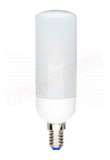 Lampadina led tubolare 7.5W E14 opale luce calda 2700K 806 lumen=75W classe energetica A+ 126x38