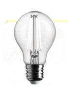 Lampadina led filamento bianco 108x60mm goccia trasparente 8.5w = 75 w 1055 lumen 3000k classe energetica E non dimmerabile
