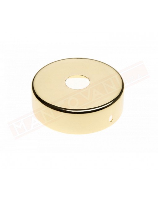 Amarcord AR086 black rosone metallo bronx oro per pendel o sospensione