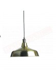 Amarcord CA306 lampadario a sospensione campana in metallo martellata a mano ottone diam 39 cm p.lampada e27