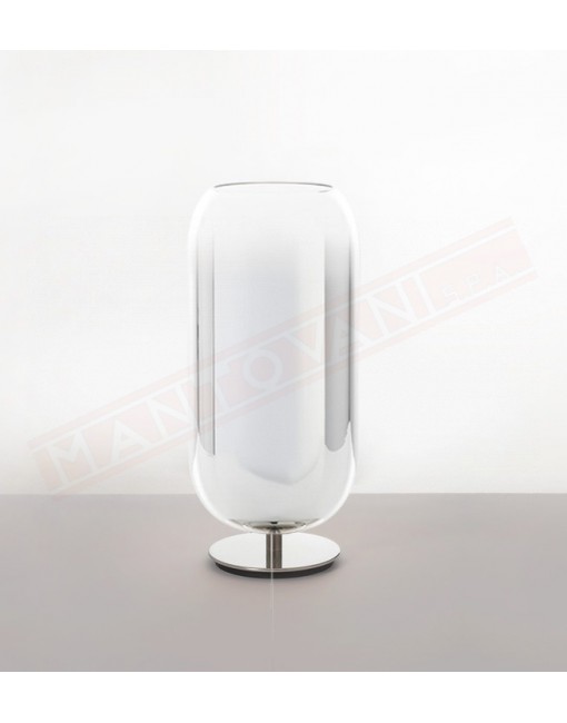 Artemide Gople lamp lampada da tavolo a led 6w dim Ce A++ A diam 14.5 cm argento