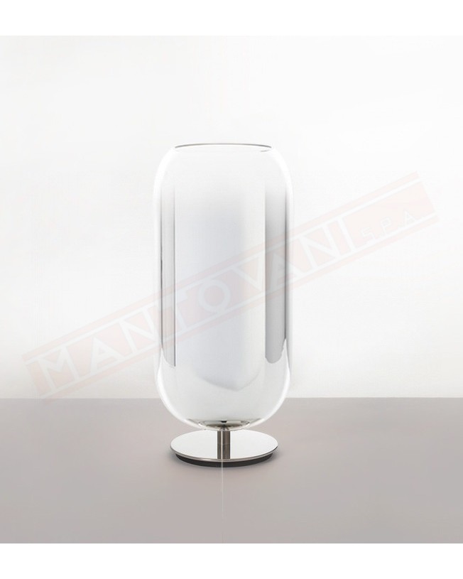 Artemide Gople lamp lampada da tavolo a led 6w dim Ce A++ A diam 14.5 cm argento