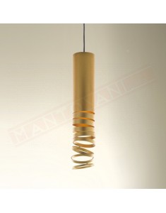 Artemide Decompose' lampada a sospensione E27 alluminio gold