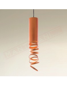 Artemide Decompose' lampada a sospensione E27 alluminio arancione