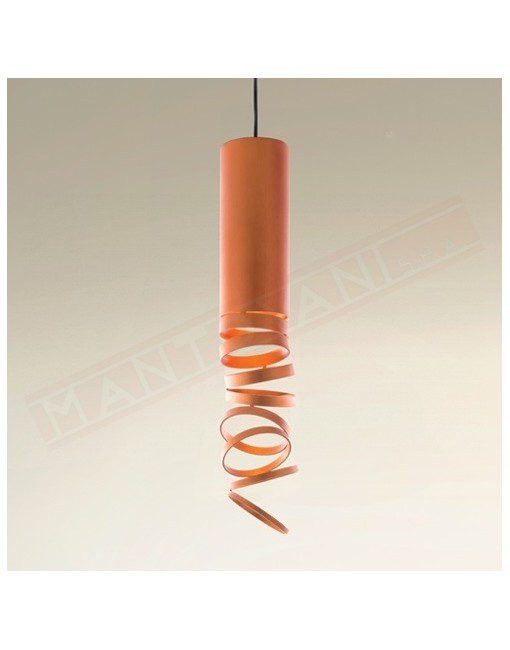 Artemide Decompose' lampada a sospensione E27 alluminio arancione