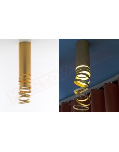 Artemide Decompose' lampada a soffitto E27 alluminio gold