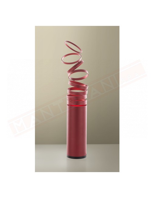 Artemide Decompose' lampada da tavolo E27 alluminio rosso