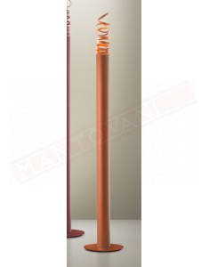 Artemide Decompose' lampada da terra a led 45w 3564lm 3000k con dimmer alluminio arancione