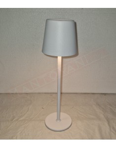 Elettra lampada ricaricabile bianca per interno e esterno