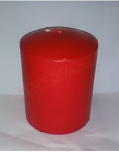 Candelotto diametro 80 mm altezza 100 mm rosso