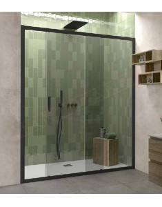 CSA box doccia Altea N FS porta doccia per nicchia con un vetro fisso e un anta a scorrevole 6mm misure da 95 a 171