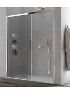 CSA box doccia Lia N FS porta doccia per nicchia con un vetro fisso e un anta a scorrevole 6mm misure da 95 a 170