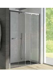 CSA box doccia Rosa N 2FS porta doccia per nicchia con due vetri fisso 8 mm e due ante scorrevoli 6mm misure da 127 a 170