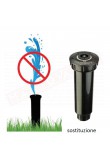 K Rain pro s spray flow stop irrigatore statico sollevamento 10 cm possibilita' trasformarlo in sam