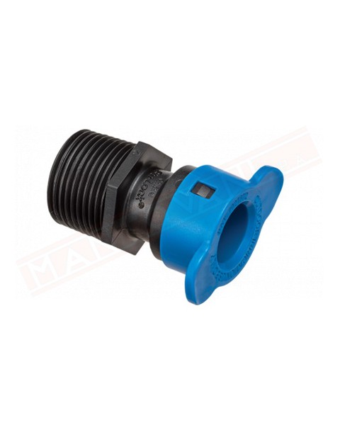 DT PRO Blue Lock dritto 3\4 M per tubo speciale ad innesto rapido girevole