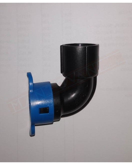 DT PRO Blue Lock gomito 1\2f per tubo speciale ad innesto rapido girevole