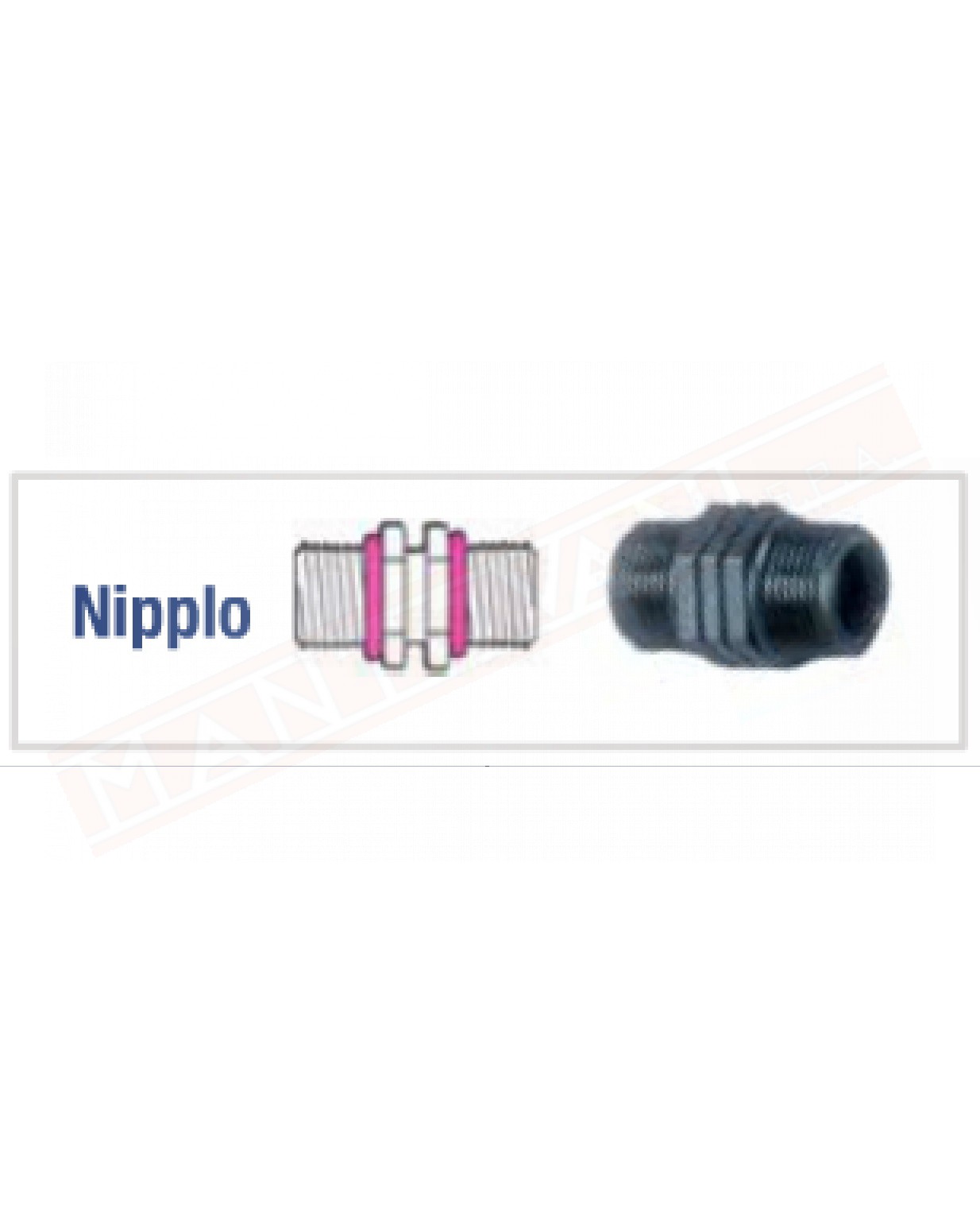 NIPPLES PLASTICA N-050-G NIPPLO 1\2
