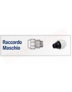 DEL TAGLIA RM-63\200 RACCORDO MASCHIO 63 X 2" IN PLASTICA