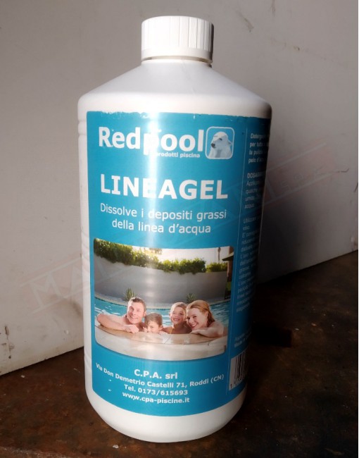 Prodotti chimici per piscina detergente linea acqua in gel