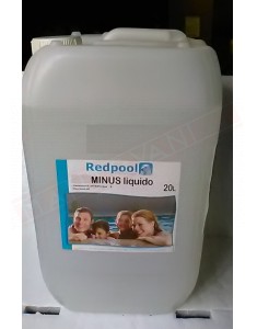 Prodotti chimici per piscina minus riduttore di ph liquido 20 lt