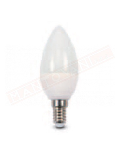 LAMPADINA LED CANDELA E14 5.3W 230V OPALE CLASSE ENERGETICA A+ 415 LUMEN LUCE FREDDA 8011905837730