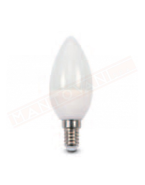 LAMPADINA LED CANDELA E14 5.3W 230V OPALE CLASSE ENERGETICA A+ 400 LUMEN LUCE CALDA DURALAMP