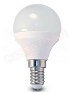 LAMPADINA LED SFERA E27 5.3W 230V OPALE CLASSE ENERGETICA A+ 415 LUMEN LUCE FREDDA BAR CODE 8011905837716