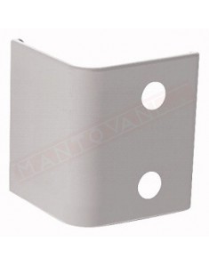 Staffa di fissaggio in acciaio color argento x S45