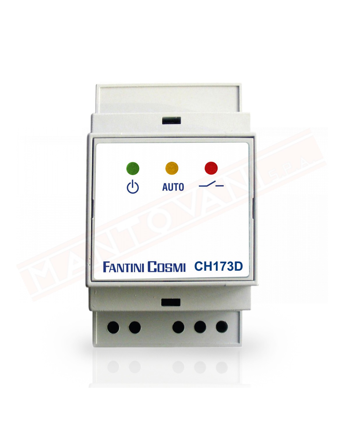 Fantini Cosmi attuatore per termostato CH115RF va installato nei pressi della caldaia e collegato al comando e alla 220v