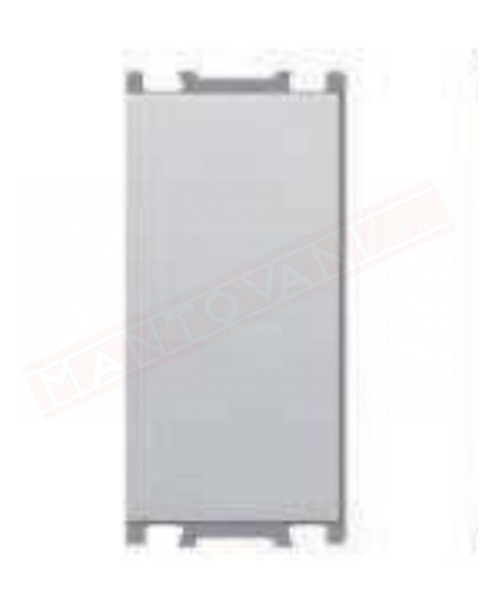 Feb Elettrica Flat grigio tech invertitore unipolare imq 16a p 29 mm compatibile con placche P. V.