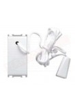 Feb Elettrica Flat pulsante bianco a corda imq 16a p 29 mm compatibile con placche plana