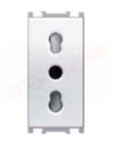 Feb Elettrica Flat presa di sicurezza bianco STD italiano imq 10-16a p 31 mm compatibile con placche P. V.