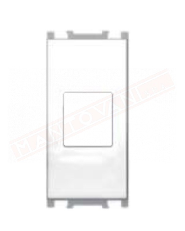 Feb Elettrica Flat adattatore keystone bianco p 11 mm compatibile con placche P. V.
