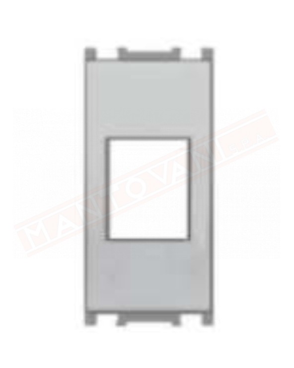 Feb Elettrica Flat adattatore keystone grigio p 11 mm compatibile con placche P. V.