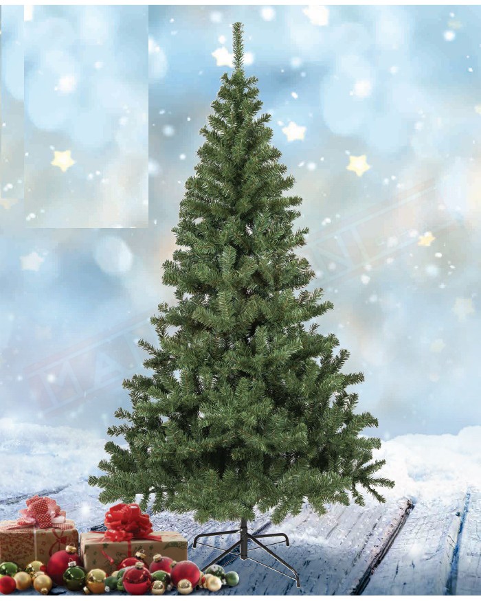 Albero di Natale Etna CM 120 211 rami fasciati al tronco diametro 76 mm base in plastica