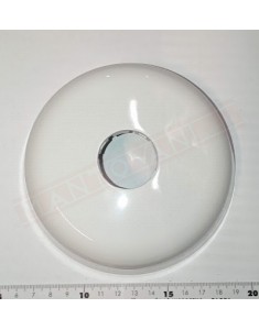 Rosone in plastica bianca per canotti diametro 32 diametro 120 mm