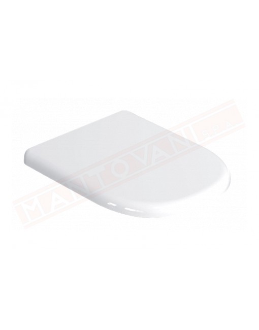 Ceramica Globo LALITA - copriwater duroplast chiusurasoft close bianco opaco 54x36 per lts02bi lt001bi